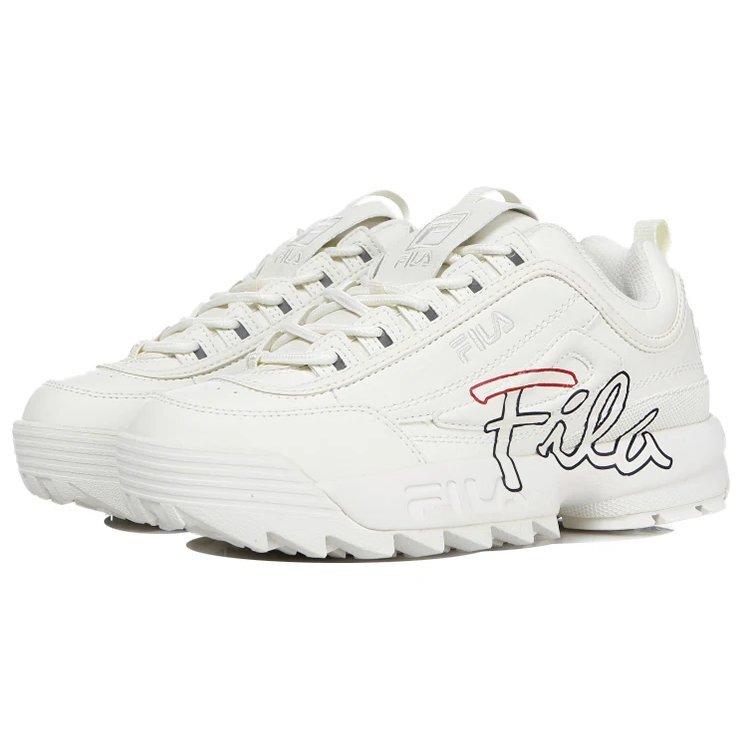 Zapatillas Disruptor 2 de caña baja y perfil grueso, color crema