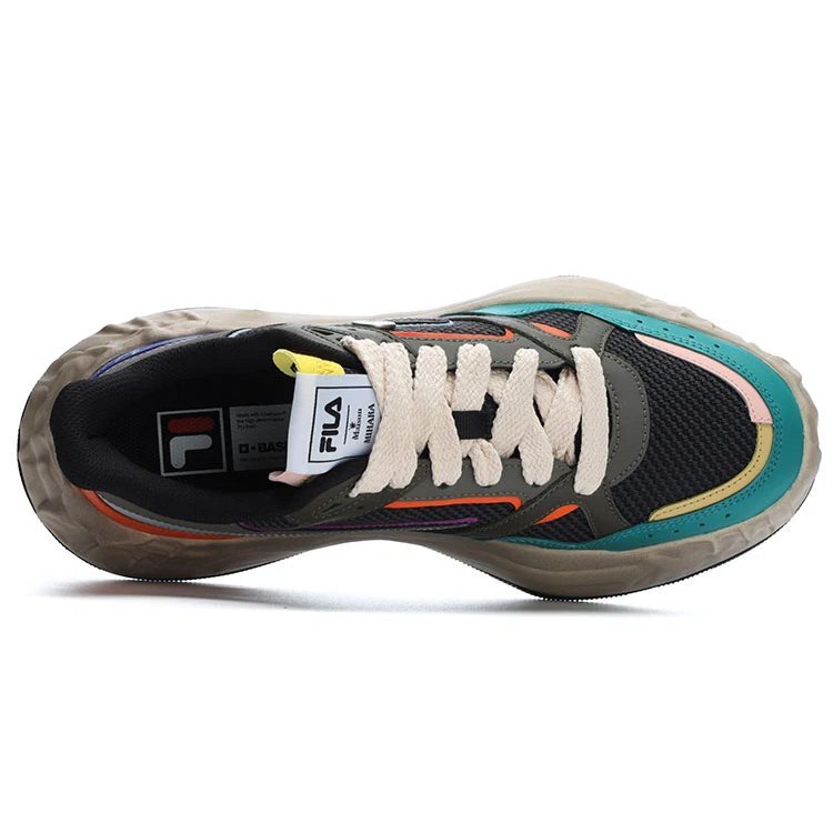 Zapatillas Fila x MIHARA YASUHIRO «Negro, gris y morado»