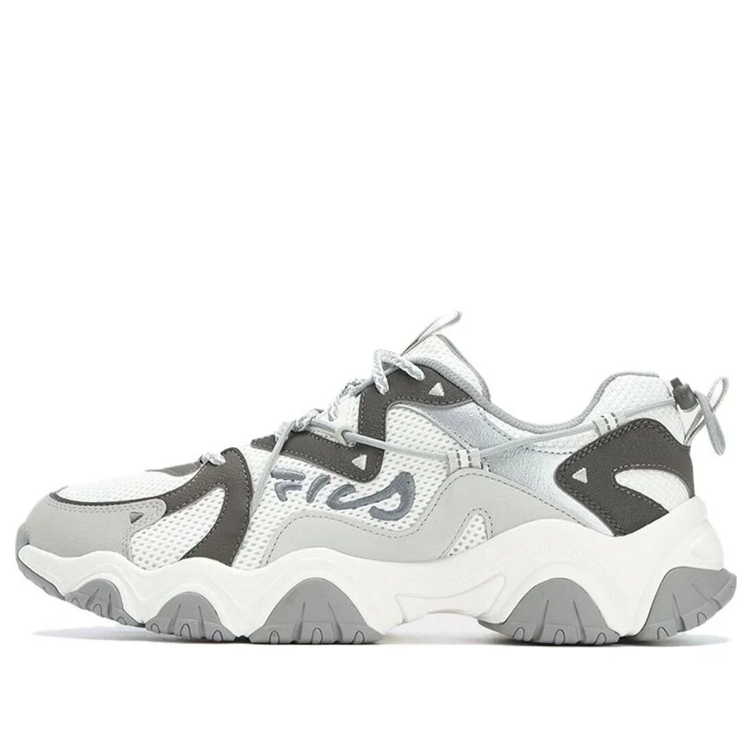 Zapatillas Fluid 4 «Blanco, gris y plateado»
