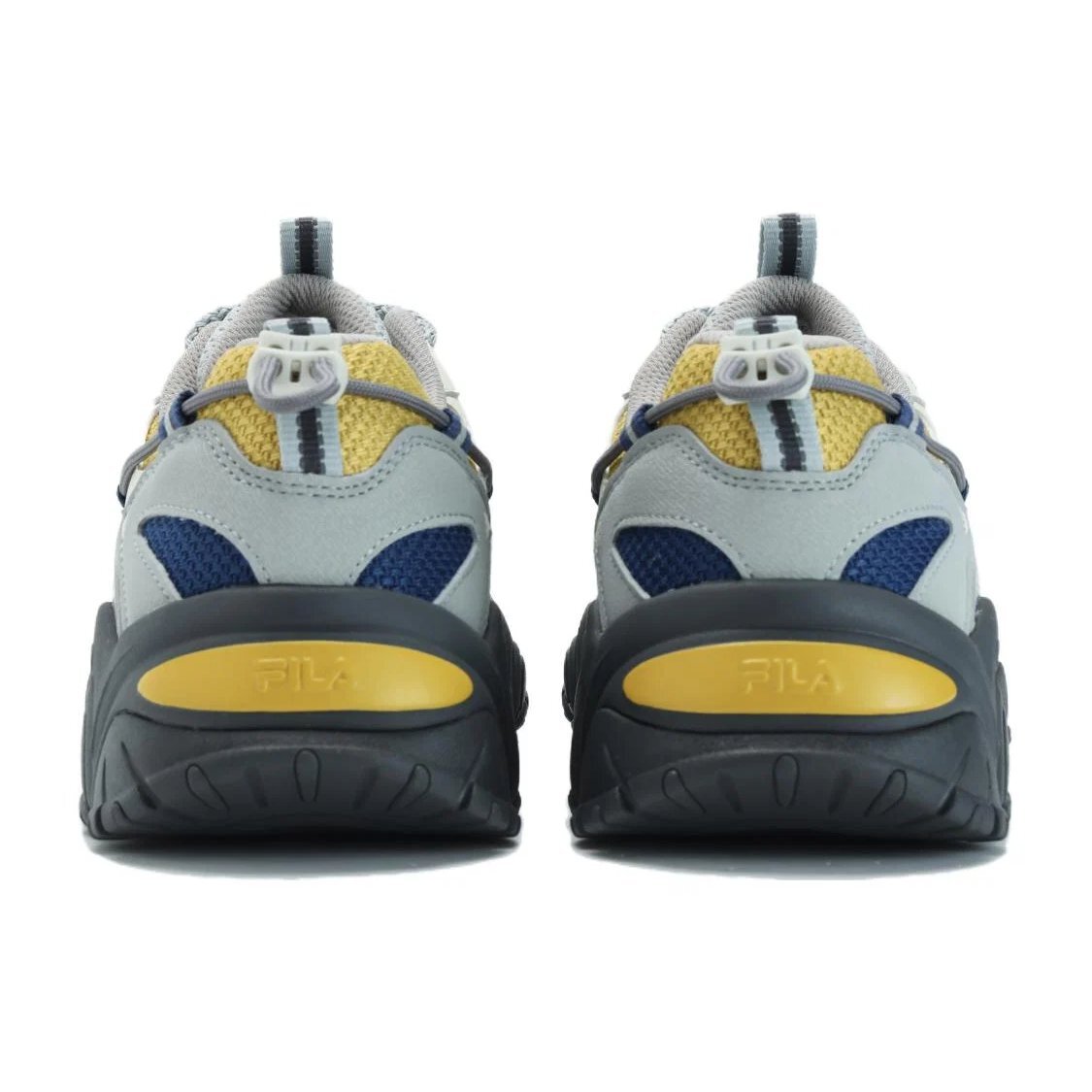 Zapatillas Fluid 4 «Gris, blanco y amarillo»