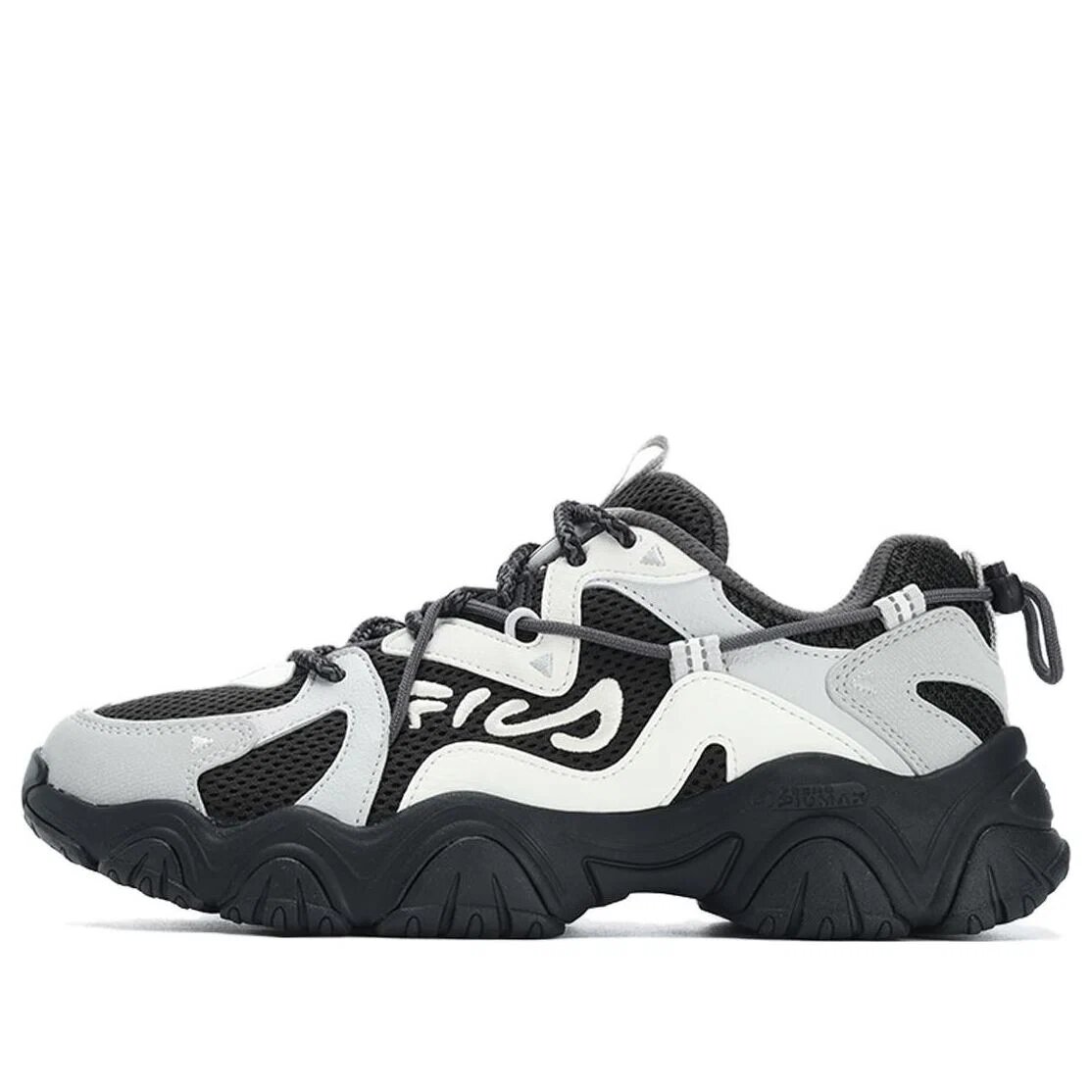 Zapatillas Fluid 4 «Negro, gris y blanco»