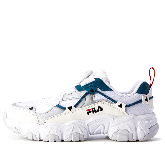 Zapatillas Fluid «Blanco, gris y verde azulado»