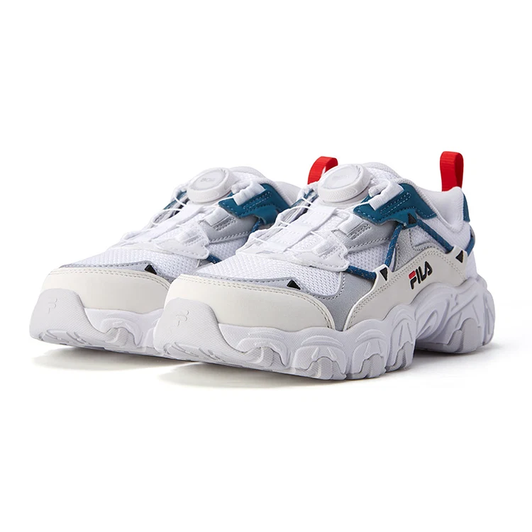 Zapatillas Fluid «Blanco, gris y verde azulado»
