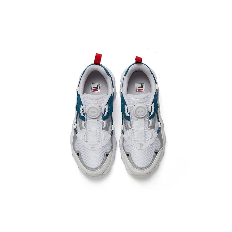 Zapatillas Fluid «Blanco, gris y verde azulado»
