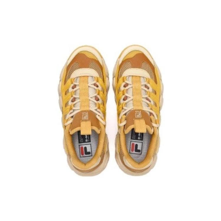 Zapatillas gruesas CROISSANT «Amarillo Marrón»