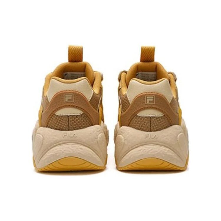 Zapatillas gruesas CROISSANT «Amarillo Marrón»