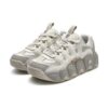 Zapatillas gruesas CROISSANT «Blanco Gris»