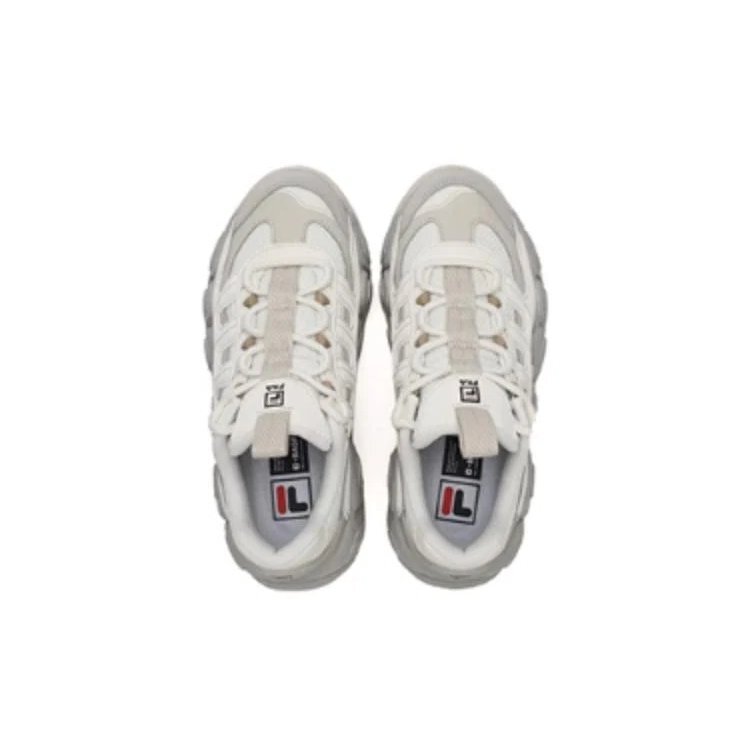 Zapatillas gruesas CROISSANT «Blanco Gris»