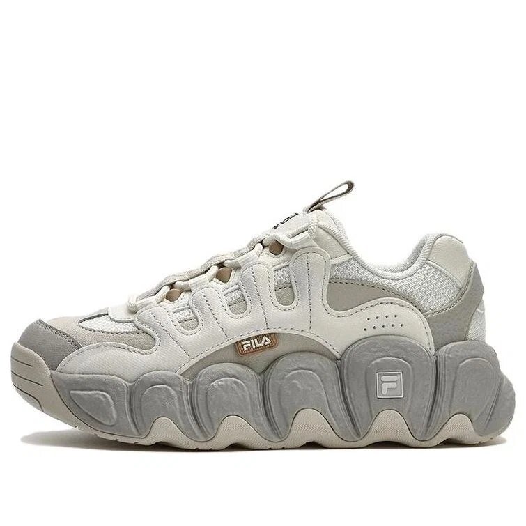 Zapatillas gruesas CROISSANT «Gris-Blanco»