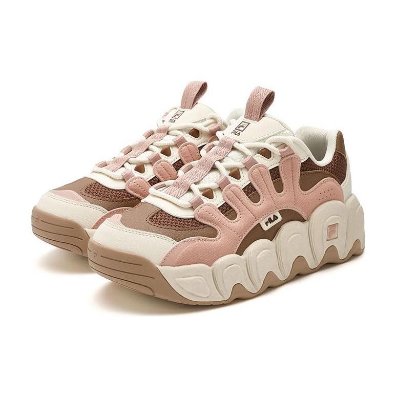 Zapatillas gruesas CROISSANT «Rosa Marrón»