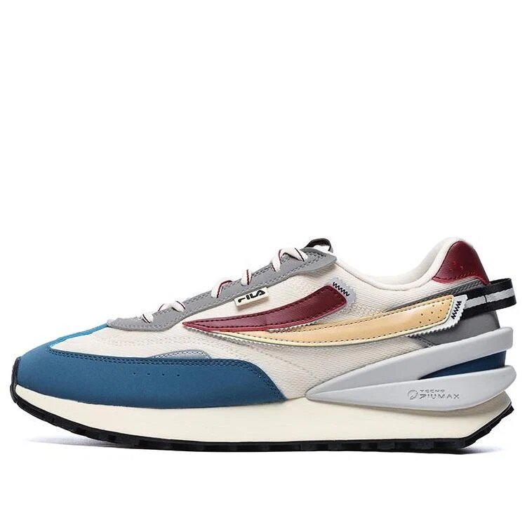 Zapatillas Jogger 3 «Blanco, azul y gris»
