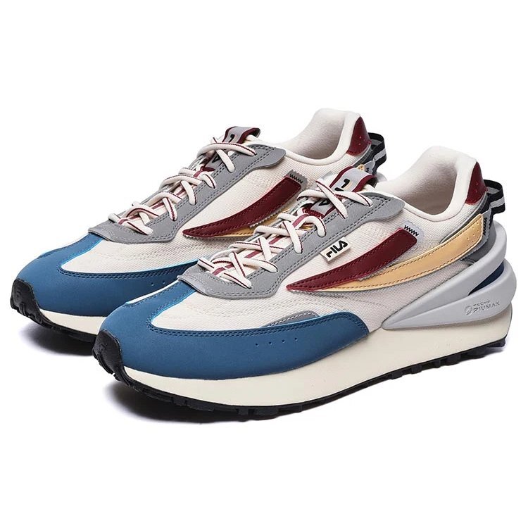 Zapatillas Jogger 3 «Blanco, azul y gris»