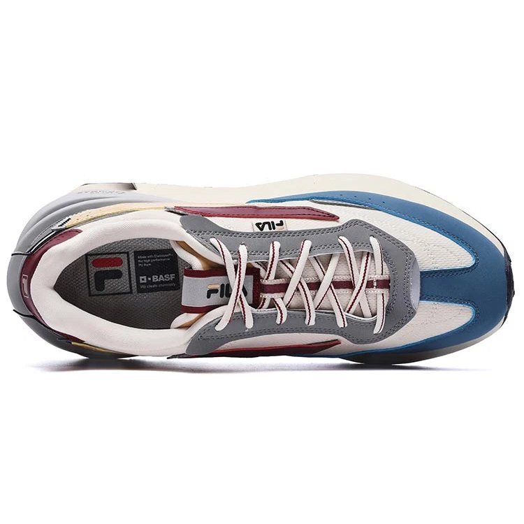 Zapatillas Jogger 3 «Blanco, azul y gris»