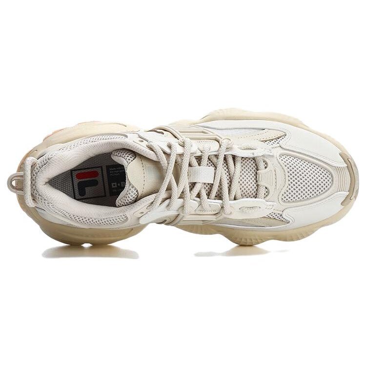 Zapatillas Ladder «Blanco crema y naranja»