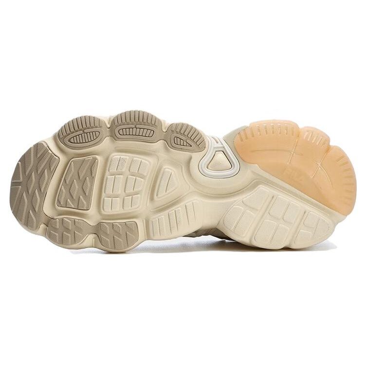 Zapatillas Ladder «Blanco crema y naranja»
