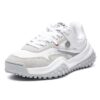 Zapatillas Mihara x Fila T1 con lunares, blanco/gris