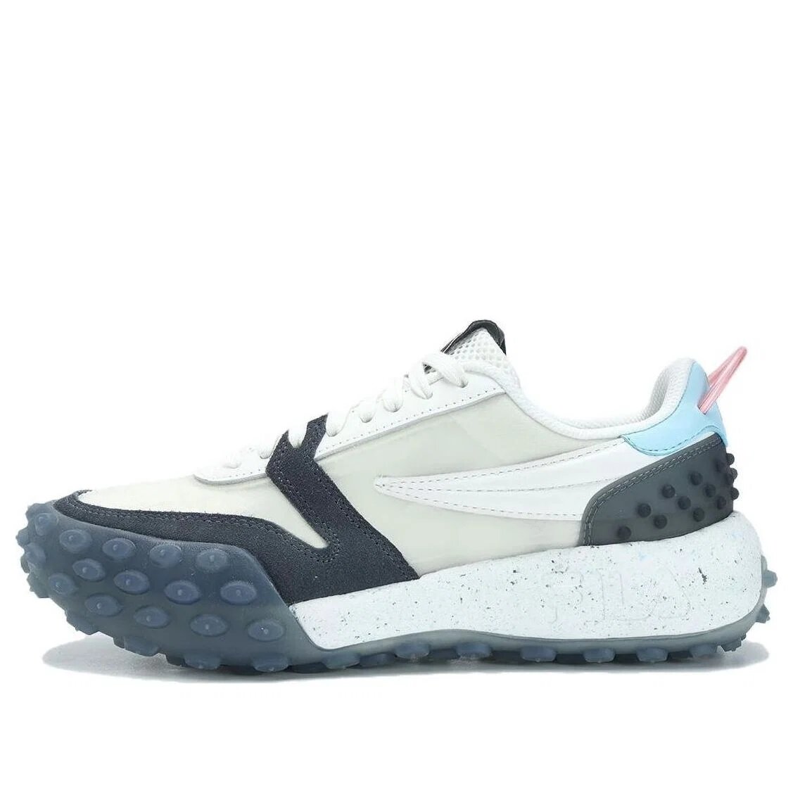 Zapatillas Mix «Blanco y azul marino»