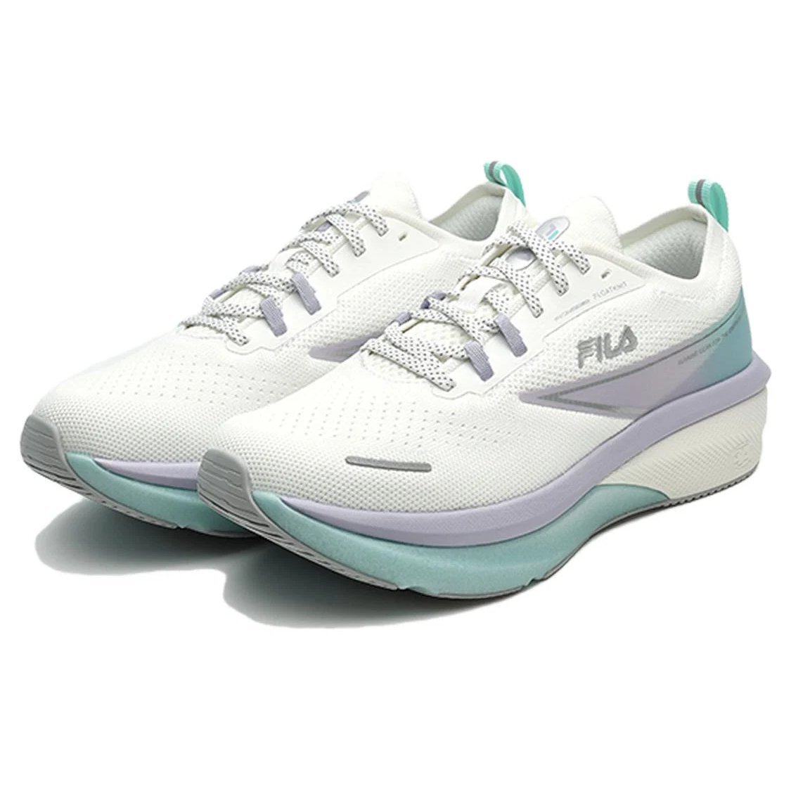 Zapatillas para correr 3A Panther «Blanco, aguamarina y lila»