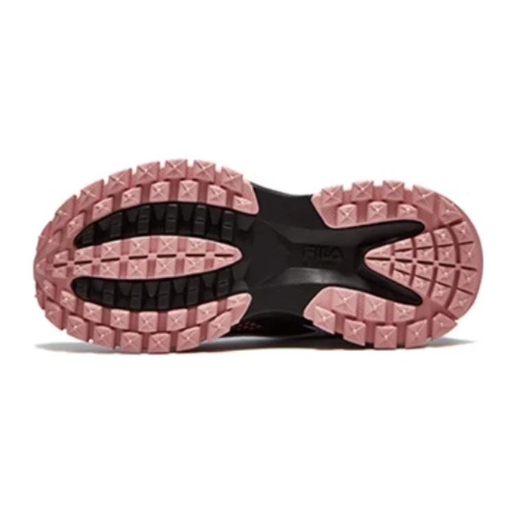 Zapatillas para correr BOA «Negro, blanco y rosa»
