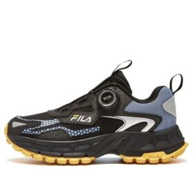 Zapatillas para correr BOA «Negro Gris Azul»