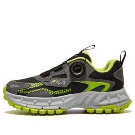Zapatillas para correr BOA «Negro, verde, gris»
