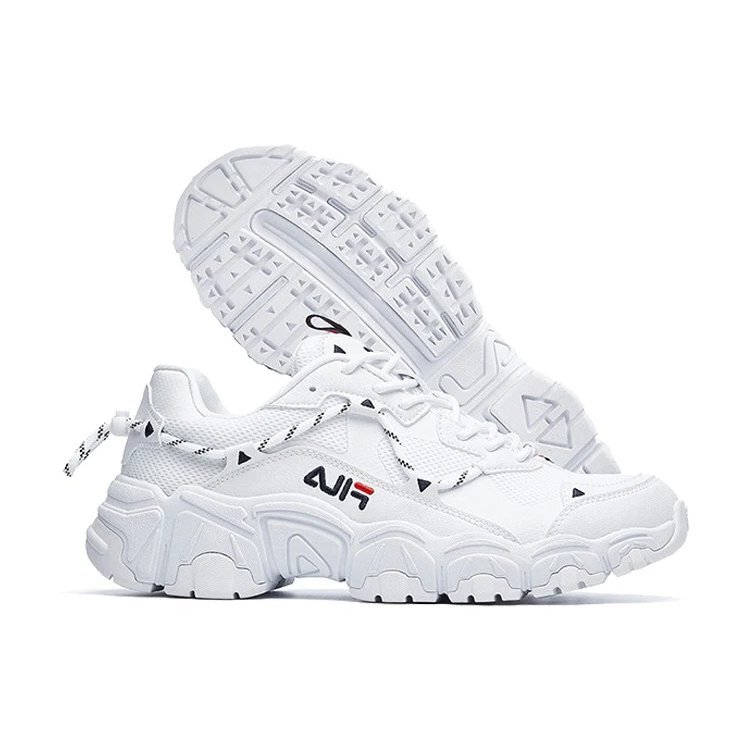 Zapatillas para correr CAT, versión coreana, unisex, color blanco