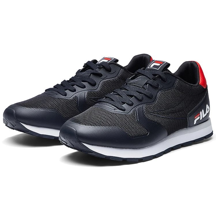 Zapatillas para correr Fht Serie 83 «Runner VNTG» Negro/Blanco