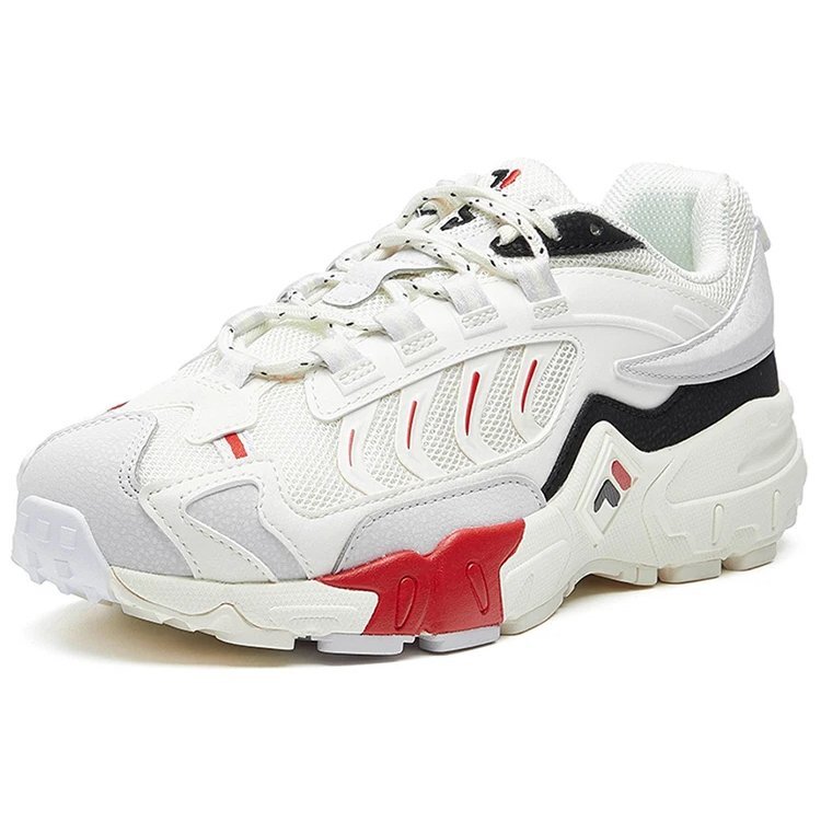 Zapatillas de correr retro Blanco/Rojo/Negro