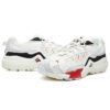 Zapatillas de correr retro Blanco/Rojo/Negro
