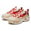 Zapatillas para correr Tracer, color beige/rojo