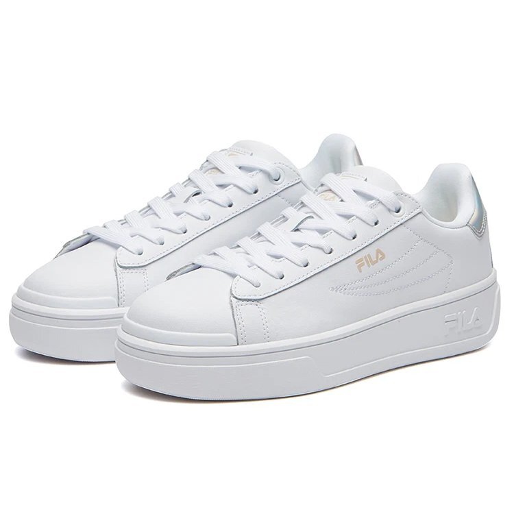 Zapatillas planas de moda, color blanco