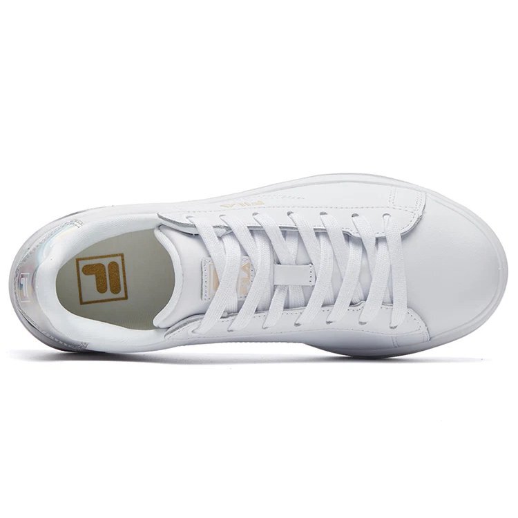 Zapatillas planas de moda, color blanco