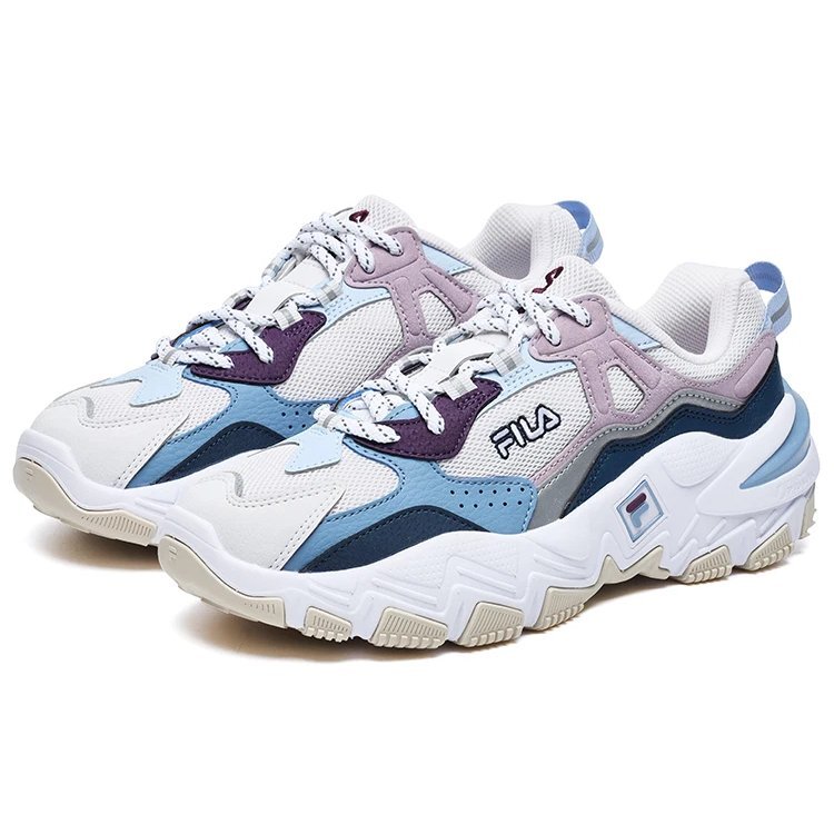 Zapatillas Ray Tracer 2 Retro «Blanco, azul y rosa»