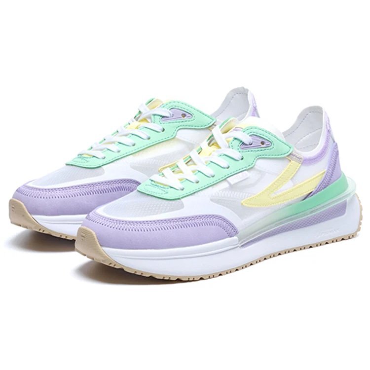 Zapatillas Renno Classics «Blanco, lila y verde»