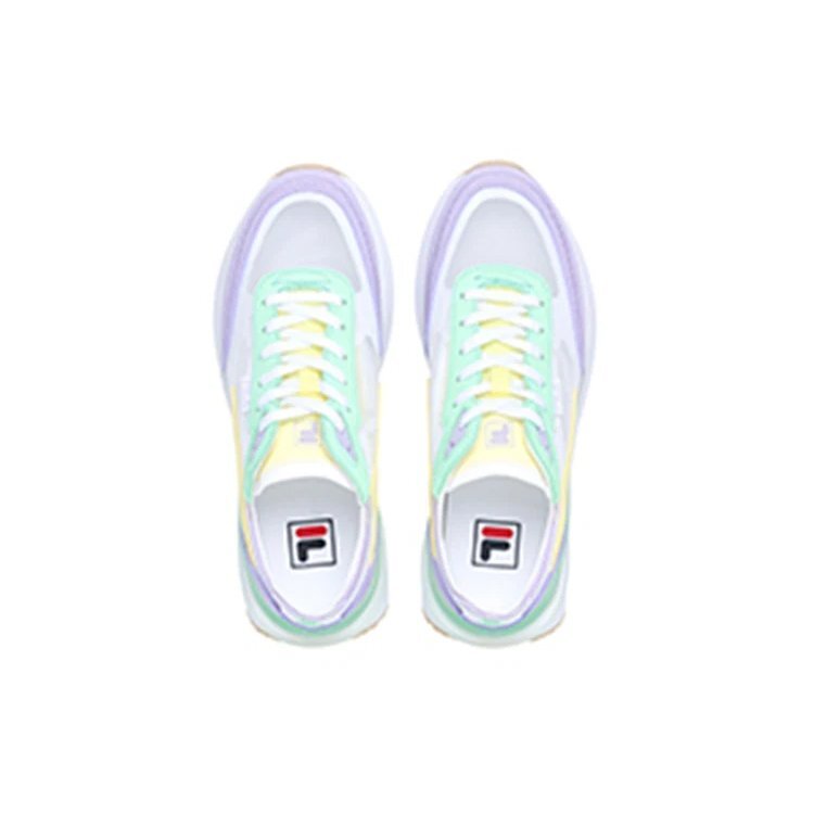 Zapatillas Renno Classics «Blanco, lila y verde»