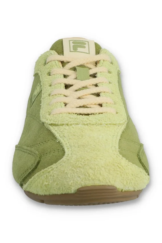 Zapatillas Ritmo de gamuza verde para mujer