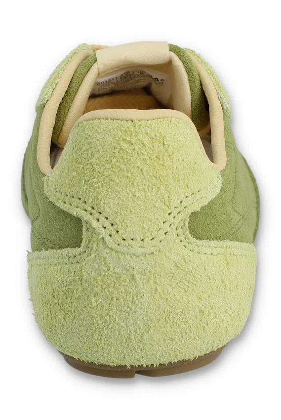 Zapatillas Ritmo de gamuza verde para mujer