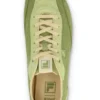Zapatillas Ritmo de gamuza verde para mujer