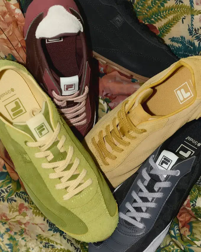 Zapatillas Ritmo de gamuza verde para mujer