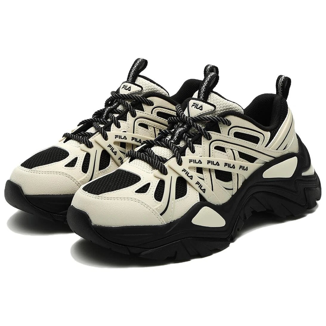 Zapatillas Sofia «Beige Black»