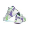 Zapatillas Swarm de caña baja con diseño en espiral, color púrpura/blanco/gris