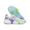 Zapatillas Swarm de caña baja con diseño en espiral, color púrpura/blanco/gris
