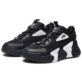 Zapatillas Swarm de caña baja con diseño en espiral «Negro y blanco»