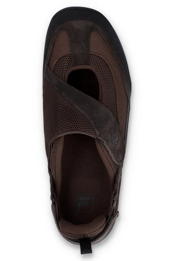 Zapatillas unisex Melvis Mary Jane en color marrón