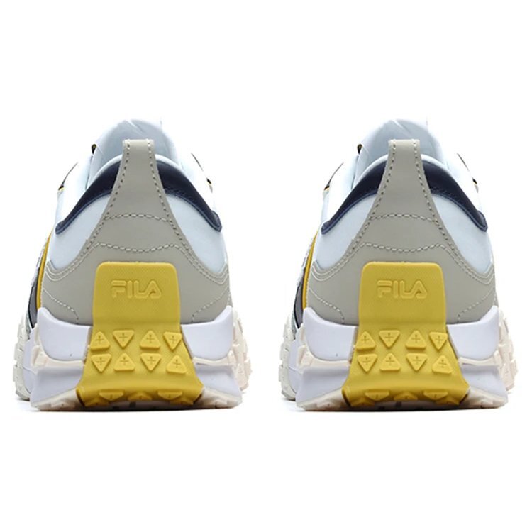 Zapatos Athletics Brick «Blanco, gris y amarillo»