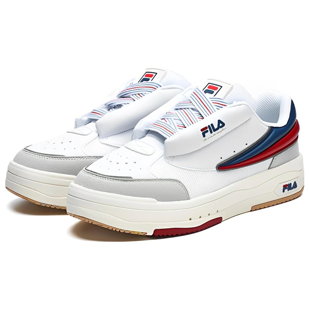Zapatos casuales Mix «Blanco, azul y rojo»