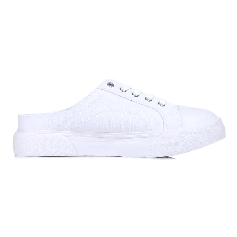 Zapatos casuales Semi-trail Lazy, color blanco