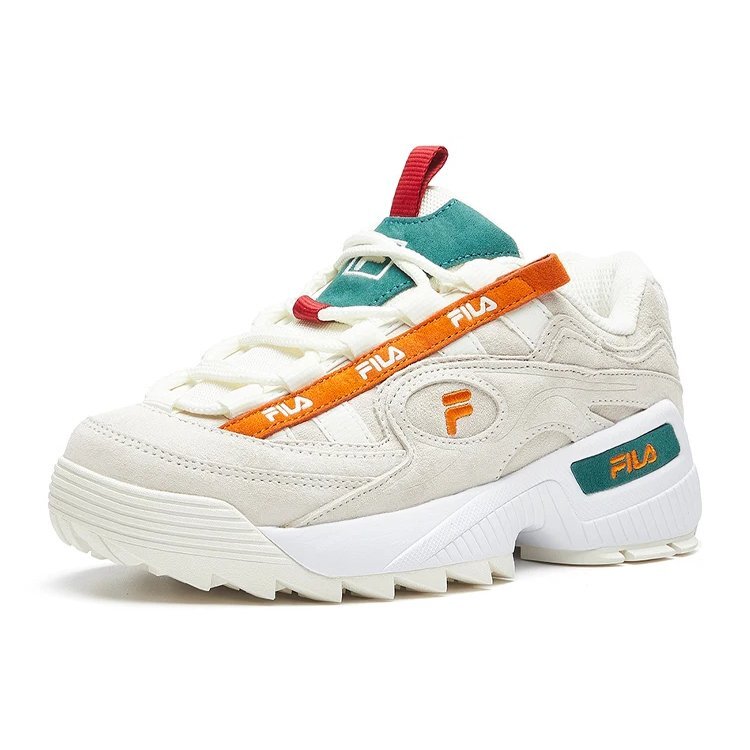 Zapatos D-formation Daddy Verde/Naranja/Blanco