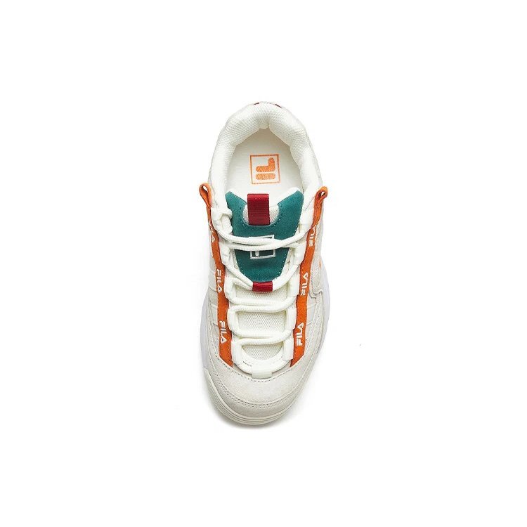 Zapatos D-formation Daddy Verde/Naranja/Blanco