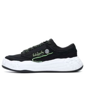 Zapatos de lona FM-15 x Mihara «Negro Blanco»
